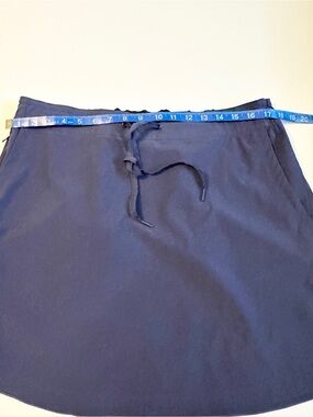 NWT REI Women's Navy Blue Elastic Waist Skirt with Drawstring